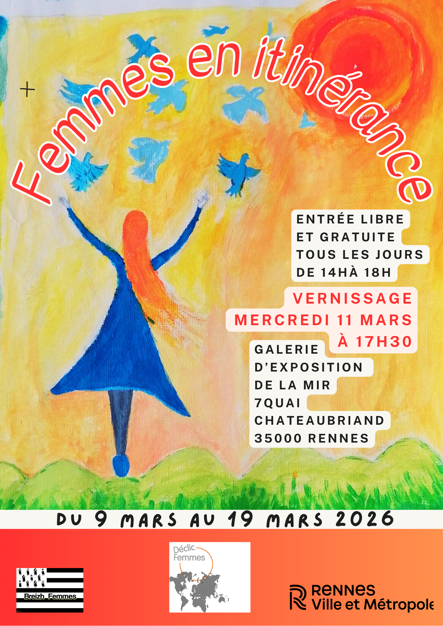 Femme en itinerance Affiche1